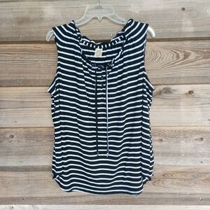 Faded Glory Striped Sleeveless Top